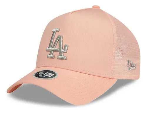 Gorra Los Angeles Dodgers Mlb Women Rosa Unitalla Bordado New Era