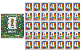 Copa Mundial Fifa 2026 Pack 35 Sobres Y Album Duro Panini