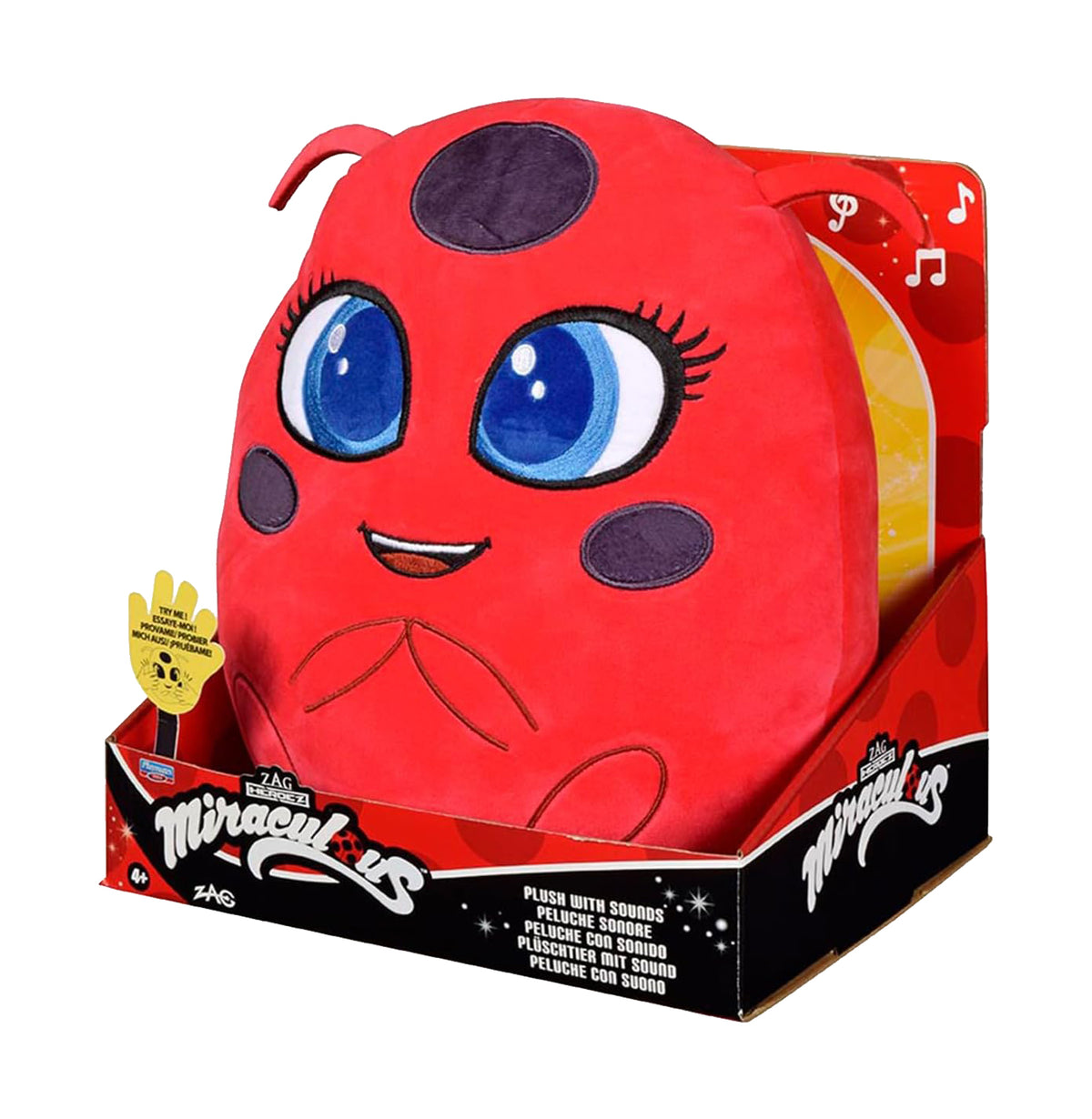 Miraculous Peluche Tikki Con Sonidos 25cm Playmates Toys