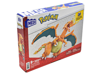 Mega Pokemon Charizard Figura Armable 222 Piezas Mattel Ca