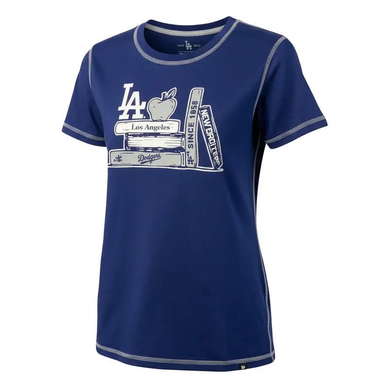 Playera Los Angeles Dodgers Color Azul MLB Para Dama Talla G New Era