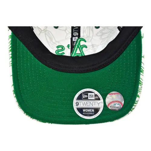 Gorra Oakland Athletics Mlb 9twenty Women Ajustable Verde Talla Unica Bordado New Era