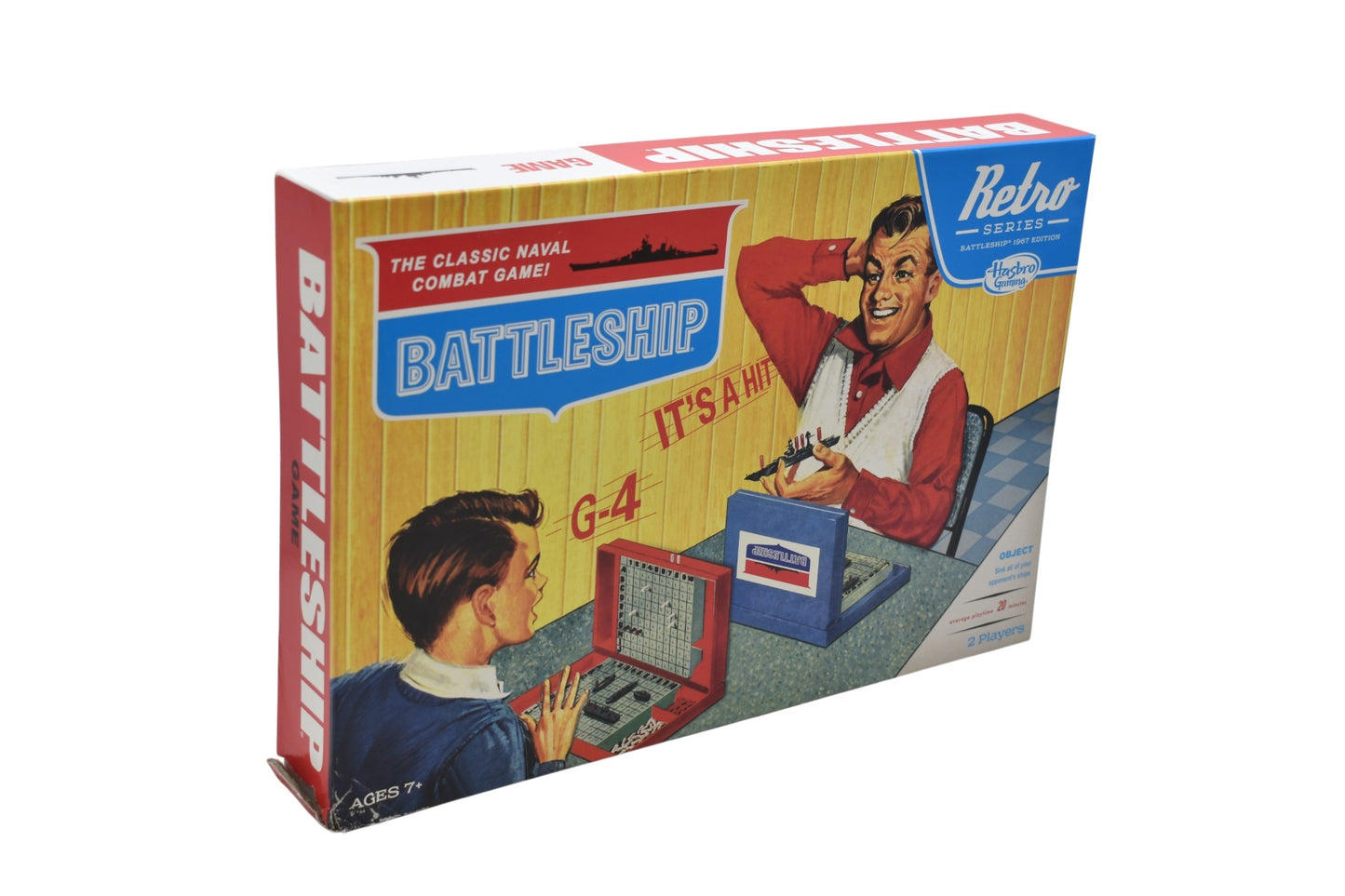 Battleship Retro Series 1967 Juego De Mesa Ingles Hasbro Cf