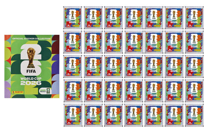 Copa Mundial Fifa 2026 Pack 35 Sobres Y Album Suave Panini