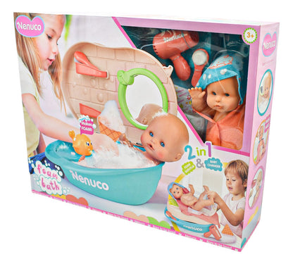 Nenuco Foam Bath 2 En 1 Muñeca 35cm Famosa Cf
