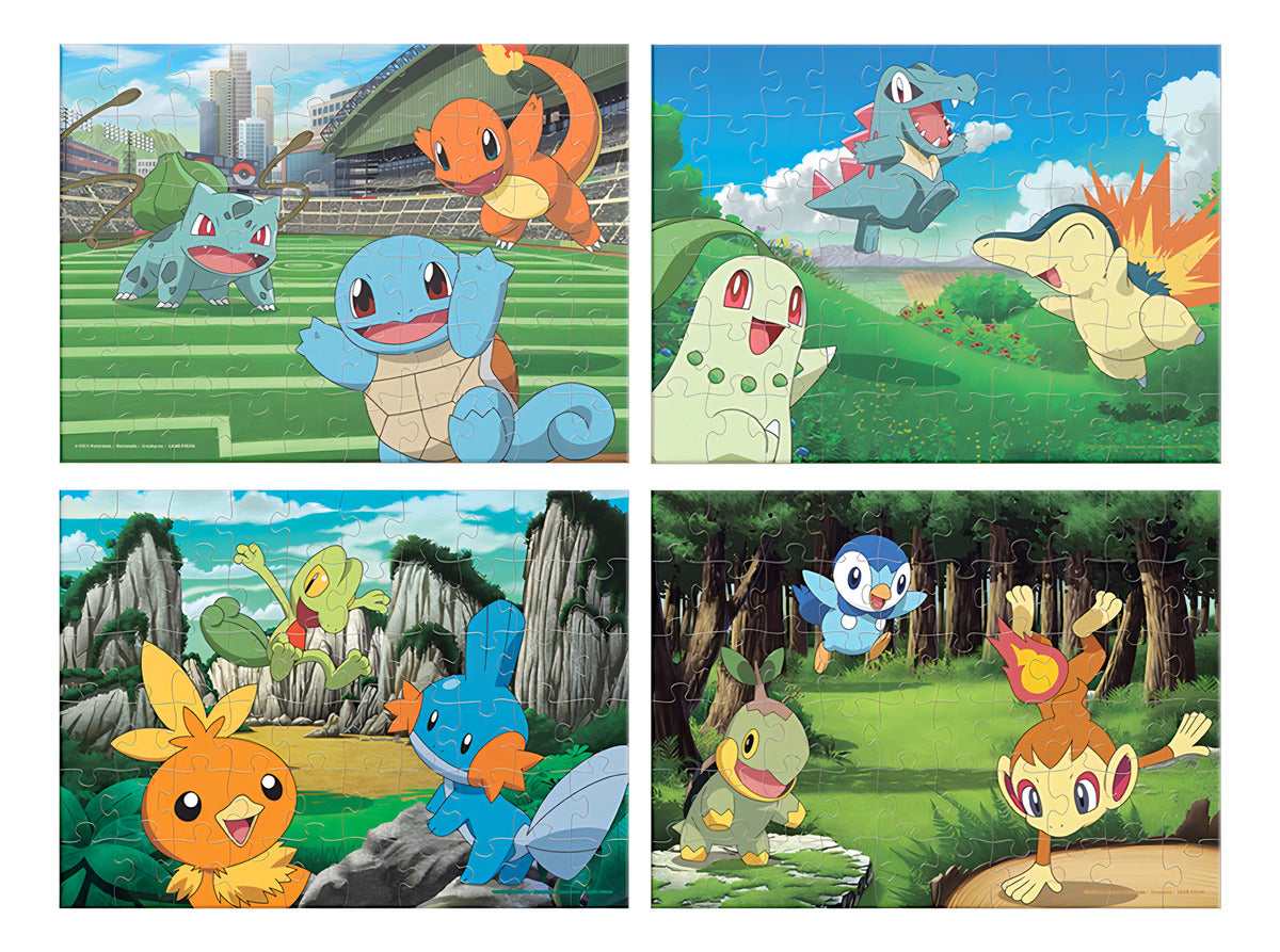 Rompecabezas 4 En 1 Pokémon