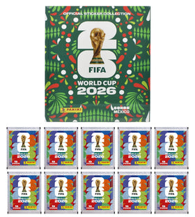 Copa Mundial Fifa 2026 Pack 10 Sobres Y Album Duro Panini
