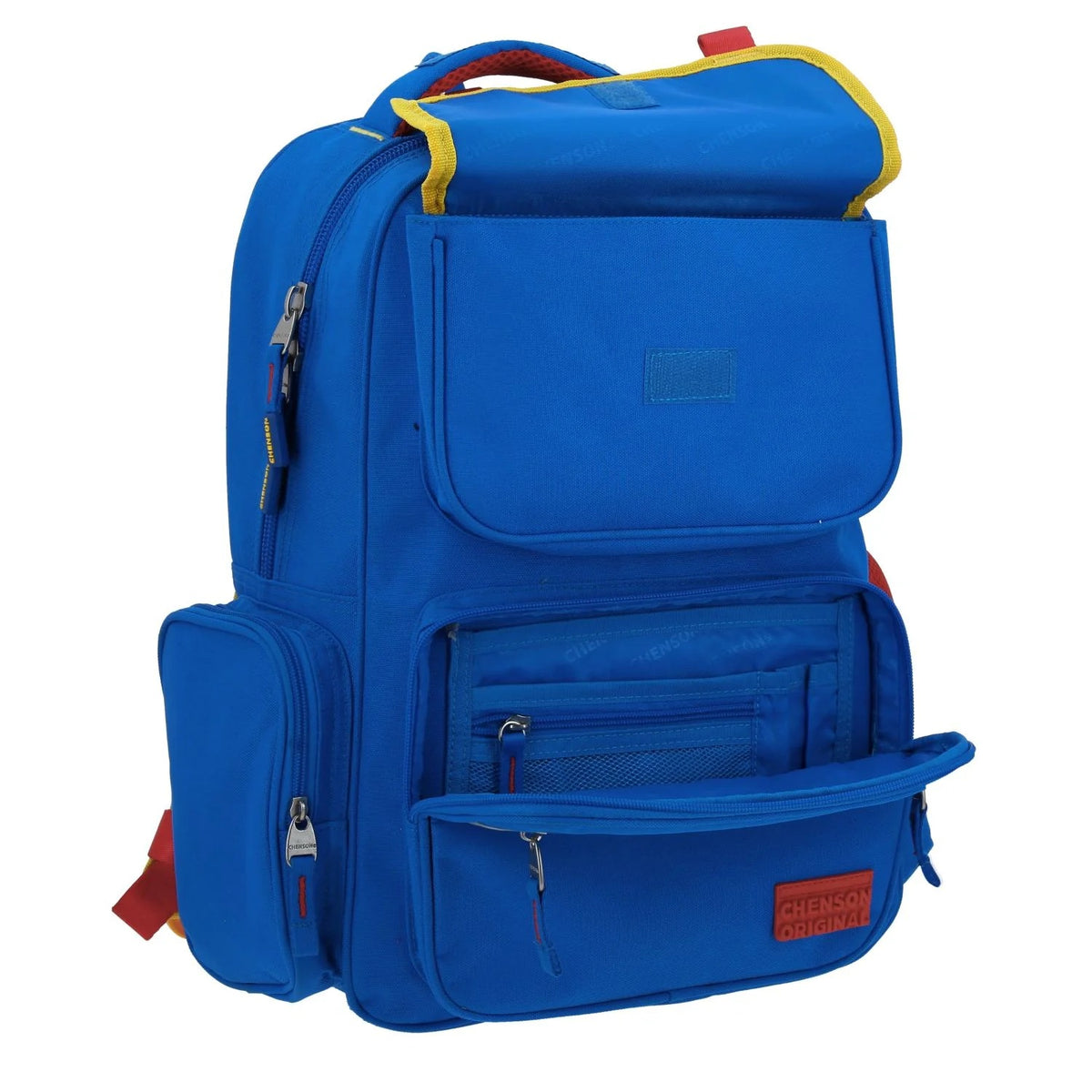 Mochila Strong Con Porta Laptop Lisa Azul Primaria Chenson