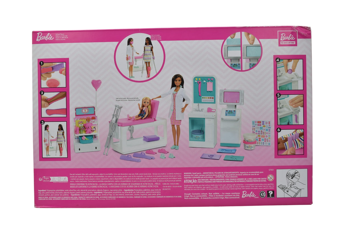 Barbie Clinica Medica 30 Piezas Mattel Cf