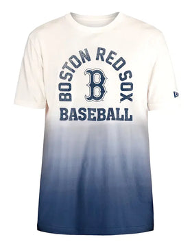 Playera Boston Redsox Color Blanco Con Azul MLB Para Hombre Talla L New Era
