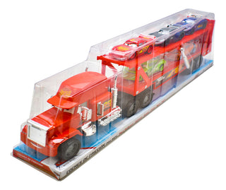 Disney Cars Set 6 Vehículos De Friccion Toymark Rayo Mcqueen/jackson/bubba/chase/ryan/mack Multicolor