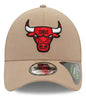 New Era Gorra Chicago Bulls NBA Repreve 9forty Strapback Marrón Claro Unitalla para Fans de Chicago Bulls Diseño Cómodo y Material Reciclado