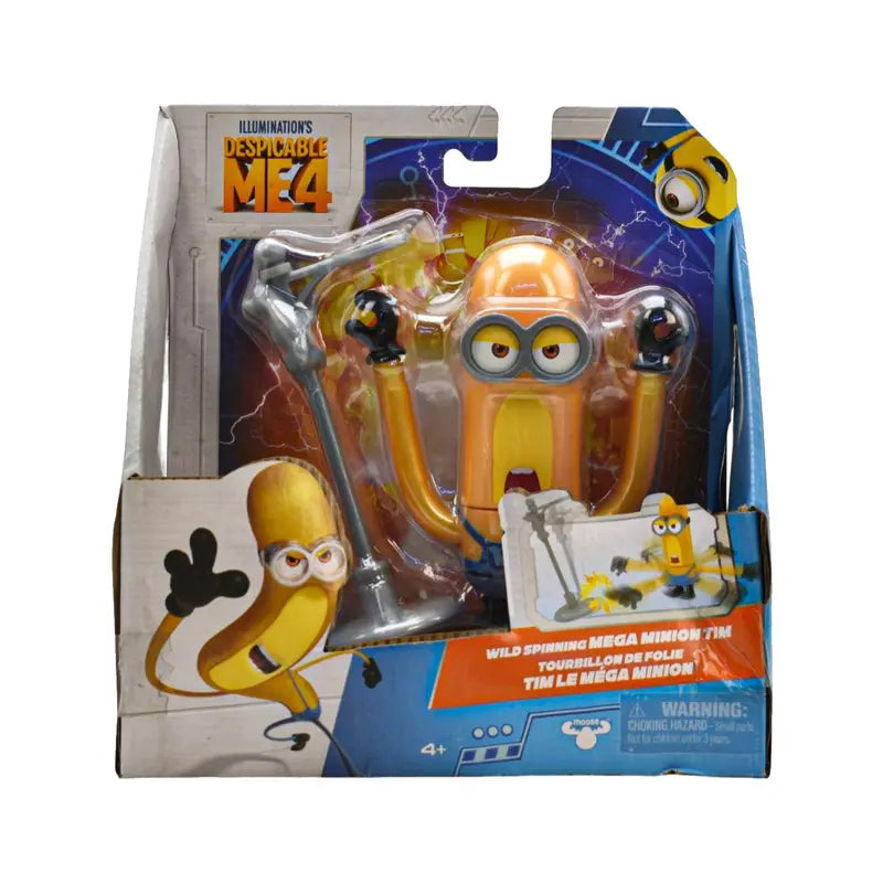 Minion Mi Villano Favorito 4 Figura Mega Minion Tim Giro Salvaje Ataque Giratorio 360°  Moose Cf