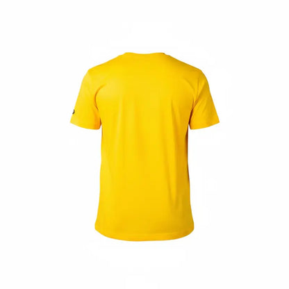 New Era Playera New York Amarillo Vibrante con Estampado Negro para Eventos Deportivos