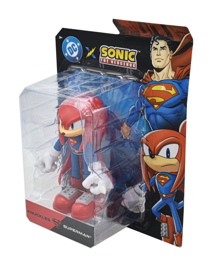 Sonic X Dc Knuckles Como Superman 12cm Jakks Pacific Cf