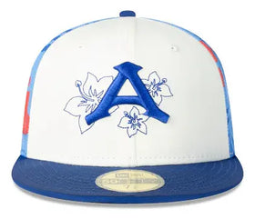 Gorra Acereros Monclova Lmb 59fifty 7 Azul Ch Tropical New Era