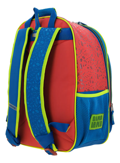 Mochila Escolar Primaria Grande Chenson Dinosaurio T-rex Co66058-r