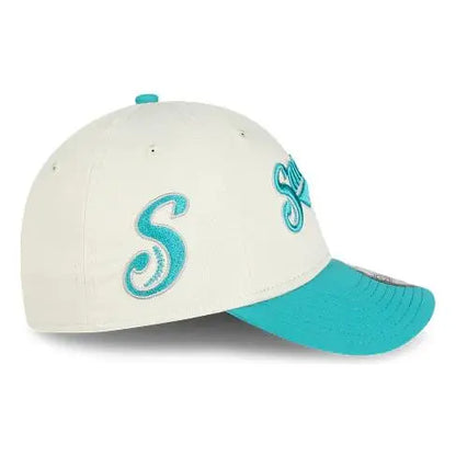 Gorra Saraperos De Saltillo Lmb 9forty Ajustable Crema Unica New Era