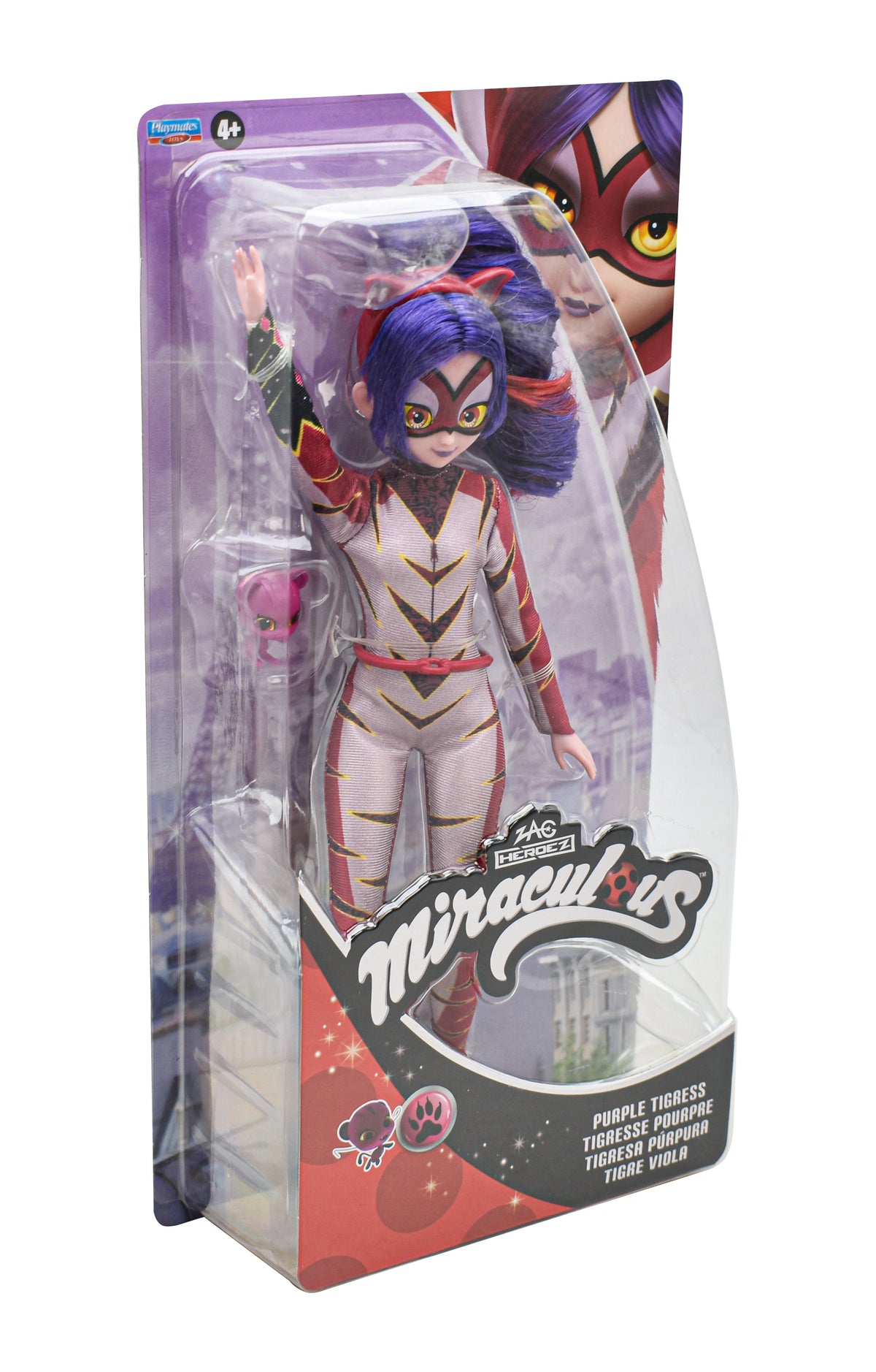 Miraculous Tigresa Purpura Muñeca 26cm Playmates Toys