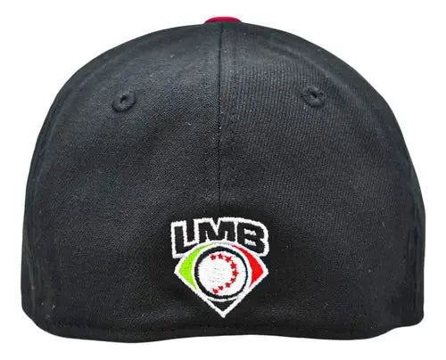New Era Gorra Olmecas De Tabasco Lmb 39thirty Negro Con Vino Bordado Diseño Exclusivo Poliéster Talla Ch Para Fans Y Eventos Deportivos