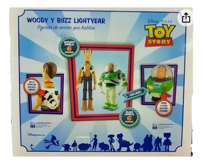 Juguete Buzz Y Woody Habla Español Pelicula Toy Story Niños