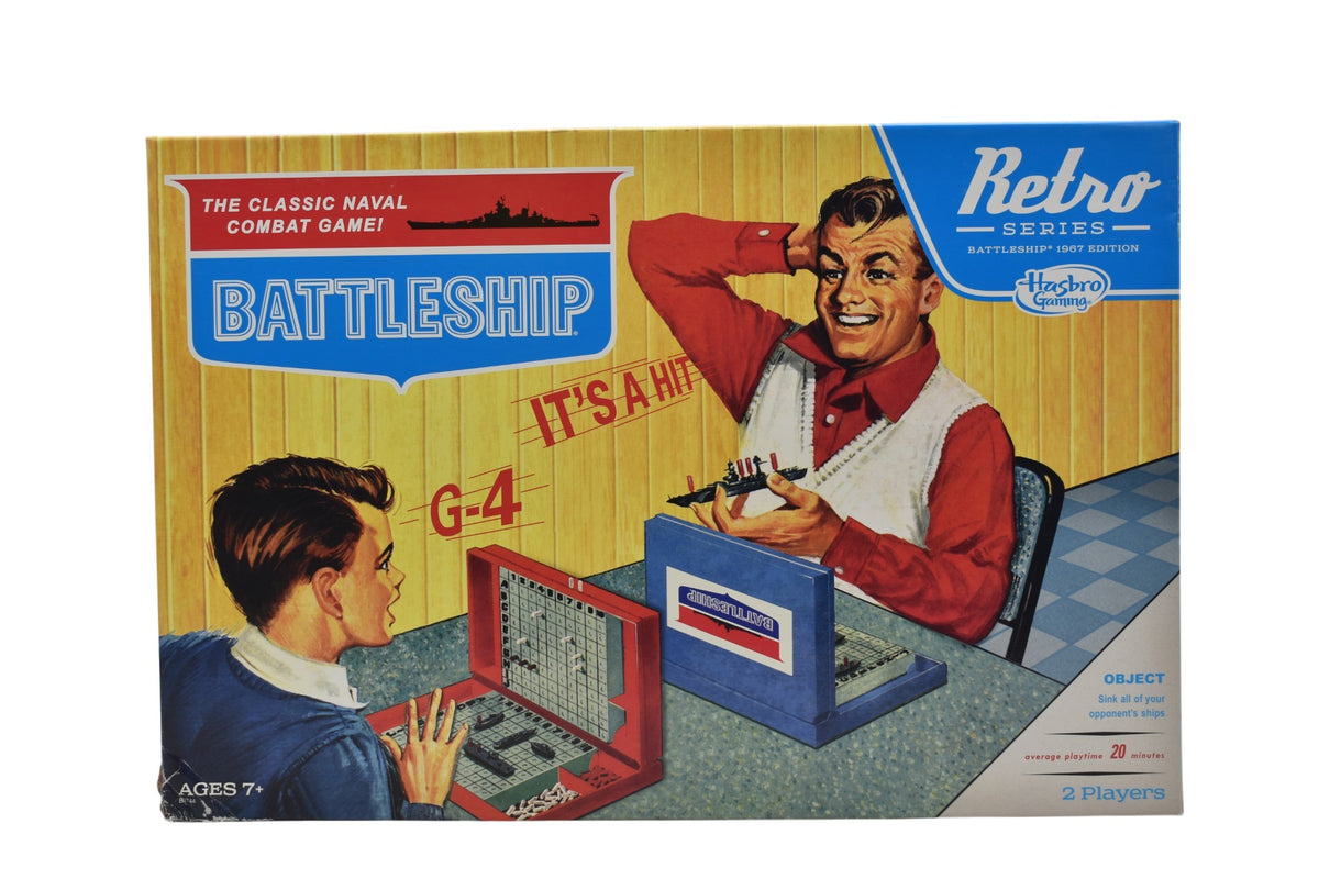 Battleship Retro Series 1967 Juego De Mesa Ingles Hasbro Cf