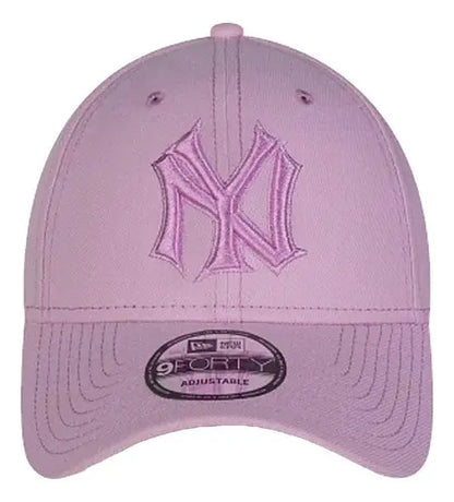 New Era Gorra New York Yankees MLB 9forty Strapback Rosa Única para Fans de Béisbol Ajuste Cómodo Accesorio Diario
