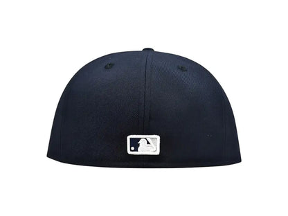 New Era Gorra New York Yankees MLB Azul Marino 6 3/4 59 Fifty Diseño Oficial Apto para Fans de MLB Gorra Deportiva Cómoda y Funcional