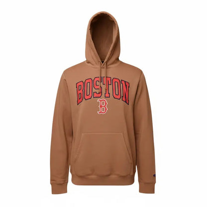 Sudadera Boston con Capucha de Color Marrón Talla XL para Hombre New Era