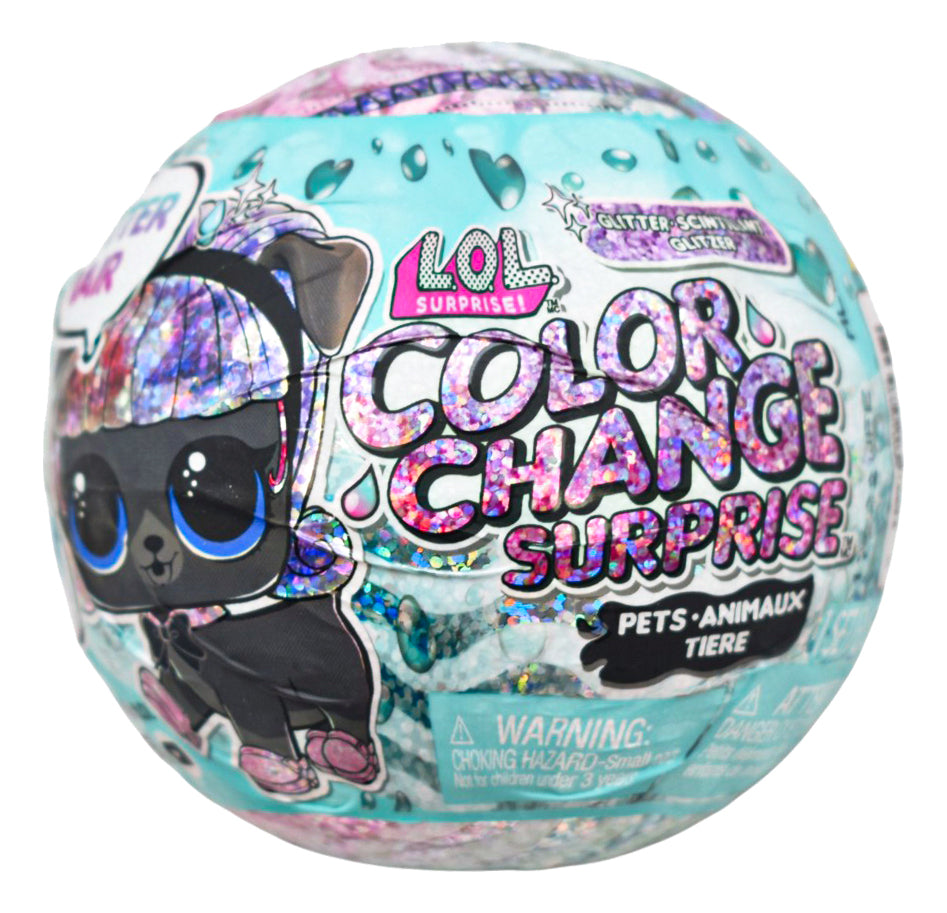 Lol Surprise Color Change Pets Glitter Pack 3 Esferas Mga