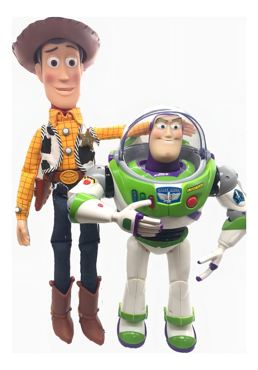 Juguete Buzz Y Woody Habla Español Pelicula Toy Story Niños
