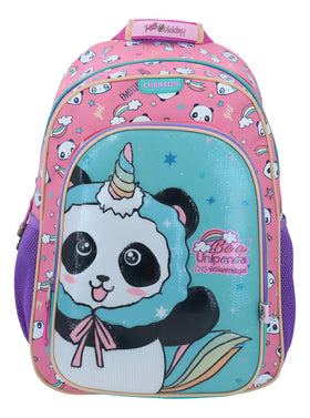 Mochila Happy Girl Be A Unipanda Relieve 3d Primaria Chenson