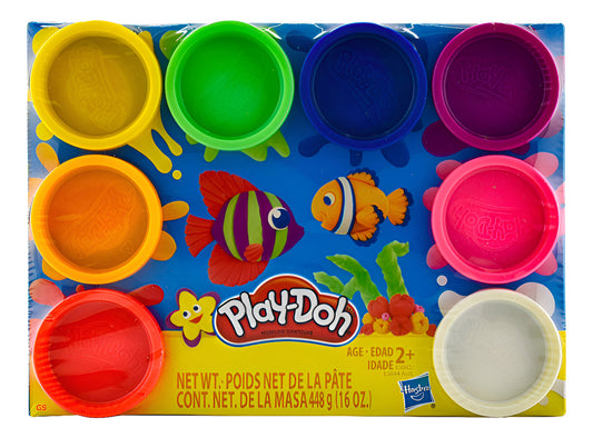 Play Doh Arcoiris Paquete De 8 Latas 448 Gr Total Hasbro Multicolor