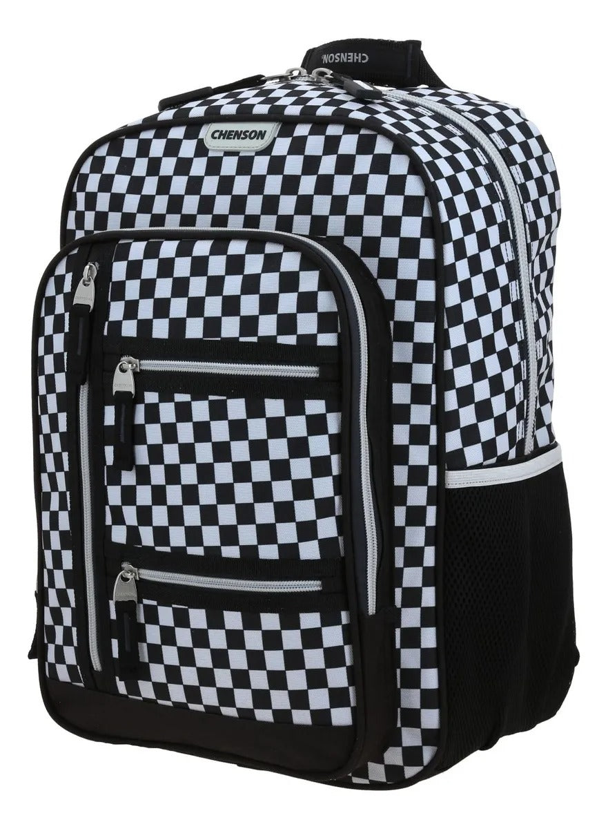 Mochila Lonchera Tart Cuadros Porta Tablet Primaria Chenson