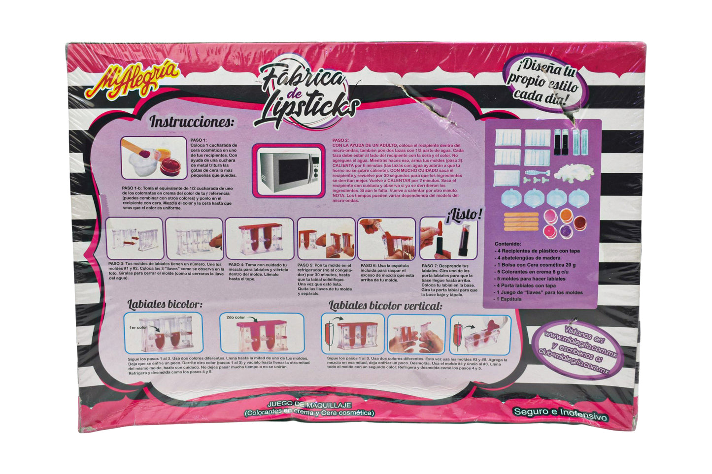 Fabrica De Labiales Lipsticks Mi Alegria Cf
