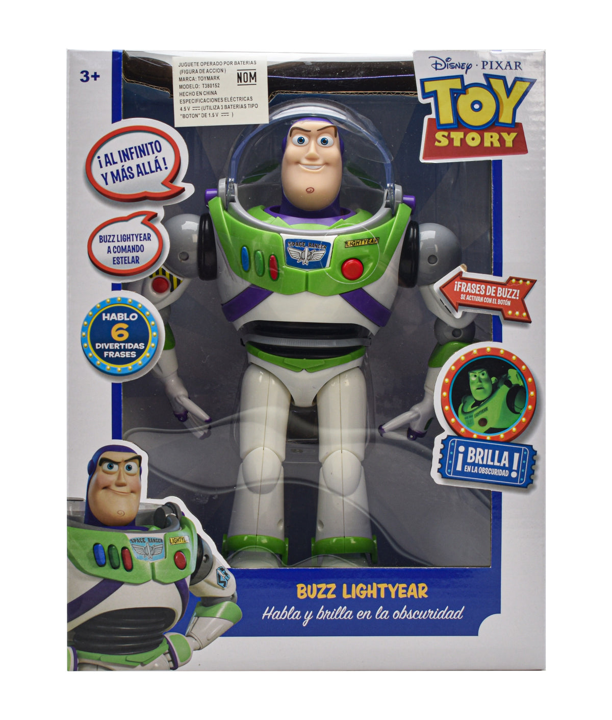 Disney Toy Story Buzz Lightyear Sonidos Brilla Toymark Cf
