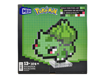 Mega Pokémon Bulbasaur Pixel Art Hth75 Mattel 374 Pzas Cf