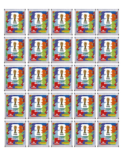 Copa Mundial Fifa 2026 Pack De 25 Sobres Panini