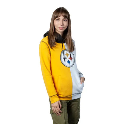 Sudadera Para Mujer Pittsburgh Steelers Con Capucha Talla XS New Era