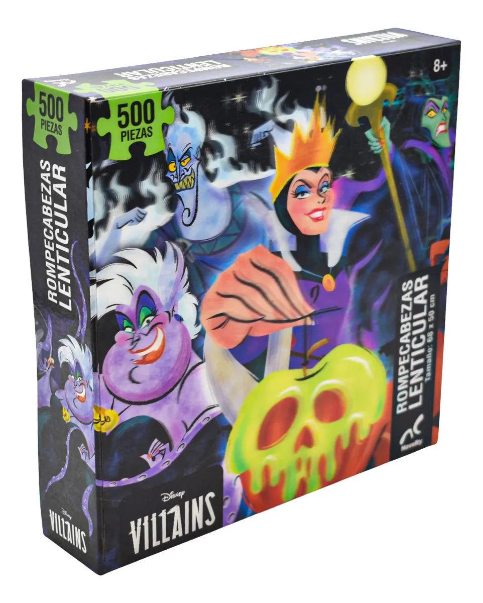 Disney Villains Rompecabezas Lenticular 500pz Novelty