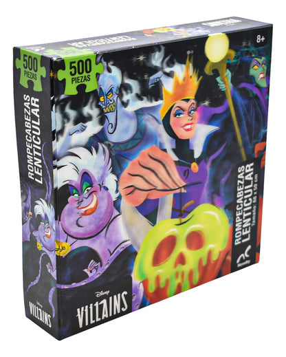 Disney Villains Rompecabezas Lenticular 500pz Novelty