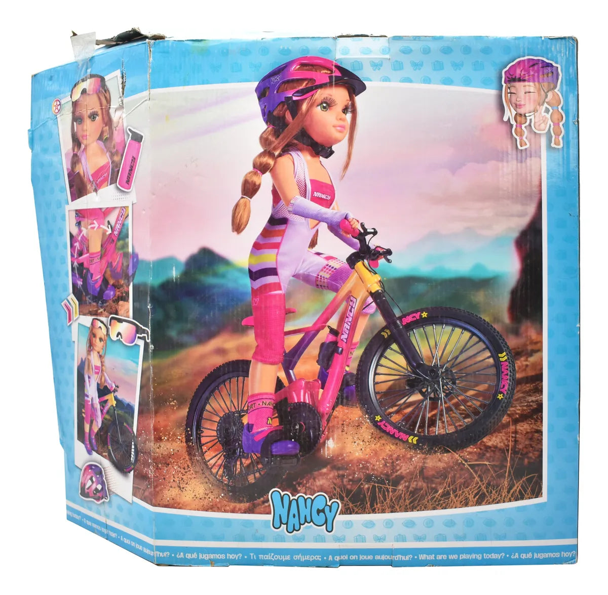 Nancy Un Dia De Mountain Bike 44cm Famosa Cd