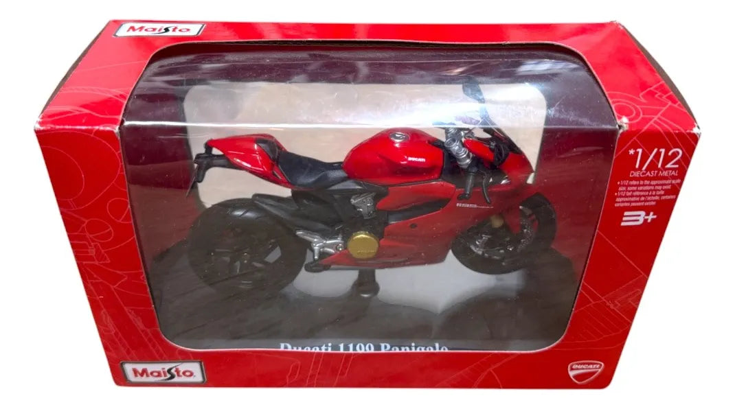 Ducati 1199 Panigale Motocicleta A Escala 1/12 Maisto Cd Rojo