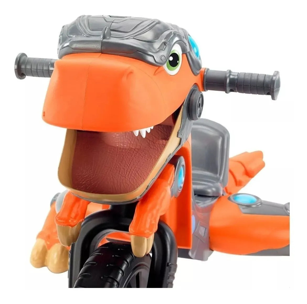 Triciclo Dino Mordedor Sonidos De T-rex Little Tikes Cd Naranja
