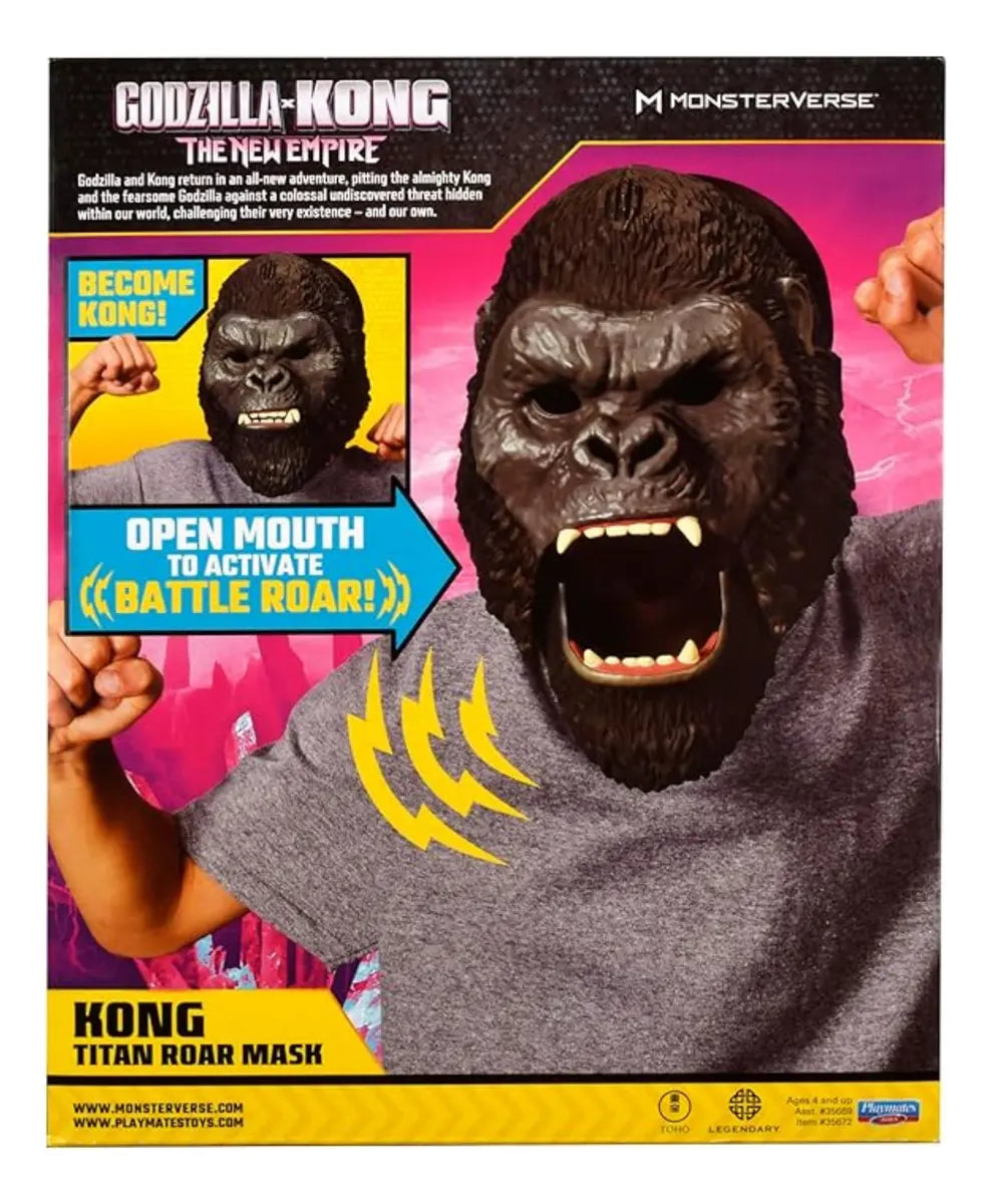 Kong Monsterverse Mascara Con Sonidos Playmates Toys
