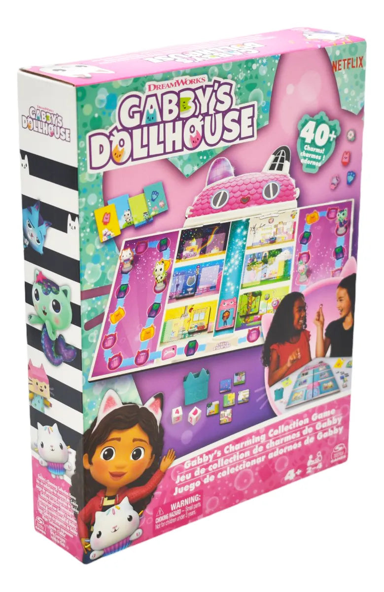 Gabbys Dollhouse Set Juego Adornos Y Meow Mazing Spin Master