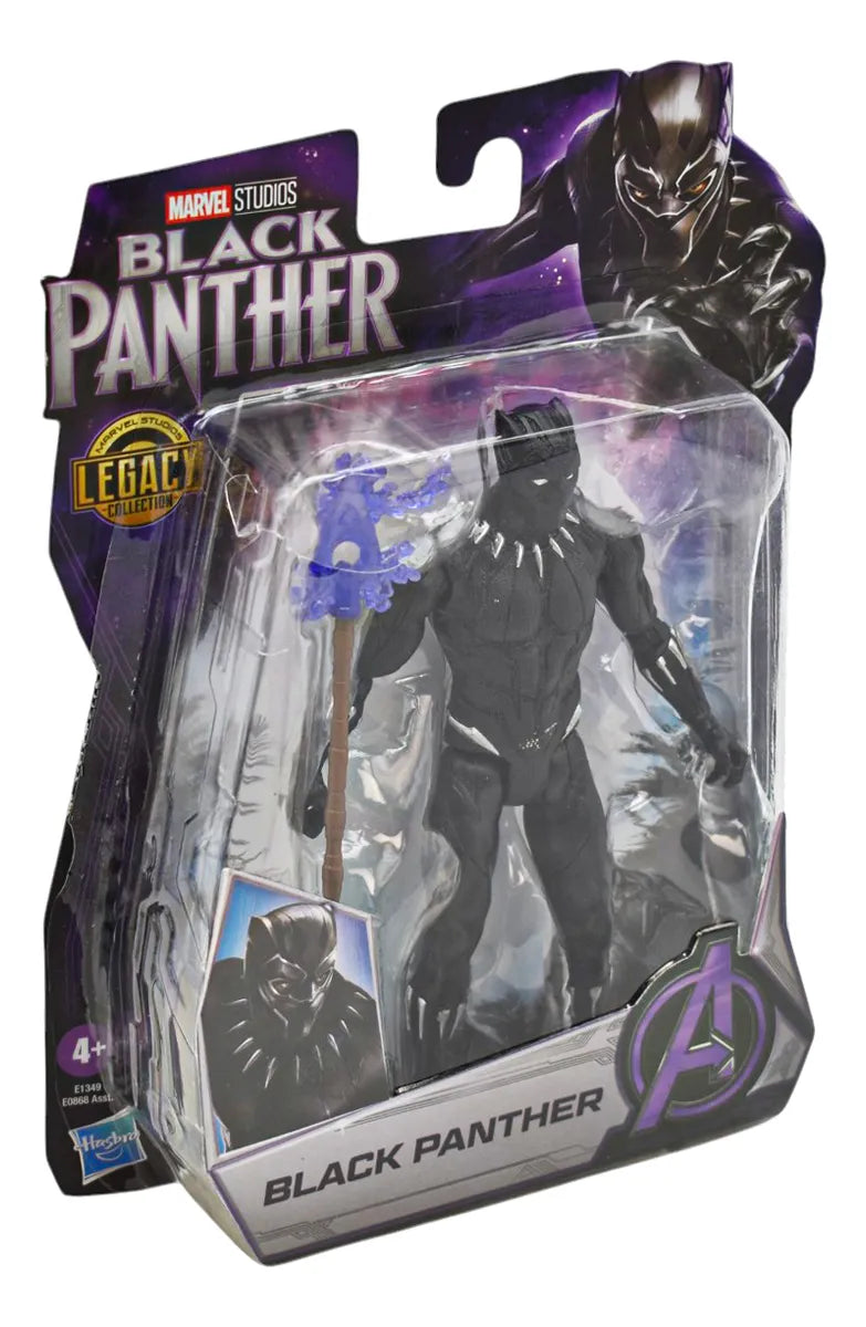 Marvel Avengers Black Panther 15 Cm Lanza Violeta Hasbro Cd