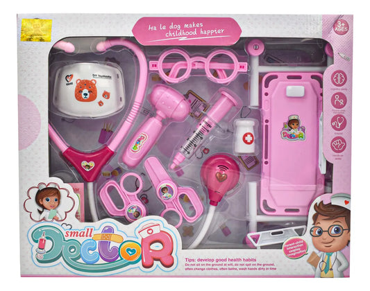 Set De Doctor Con 9 Pz Color Rosa Small Doctor Df546-89ab
