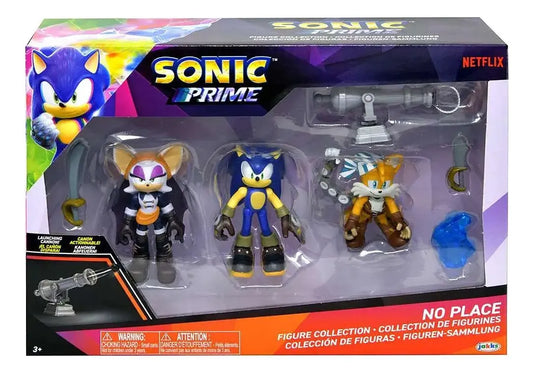 Sonic Prime Coleccion De Figuras No Place 7cm Jakks Pacific