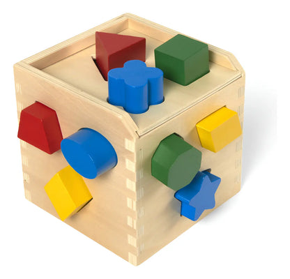 Cubo Clasificador De Madera 12 Formas Melissa & Doug